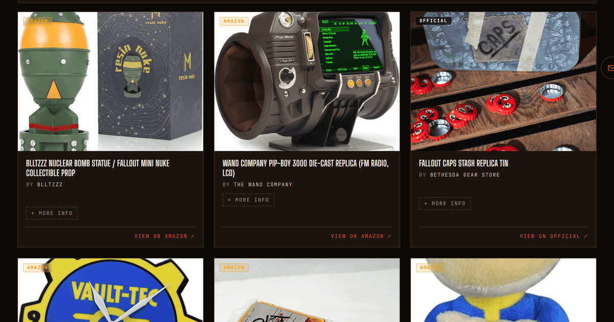 Best Fallout Props and Collectibles to Buy in 2026 (Checked Live) - PropBuilds