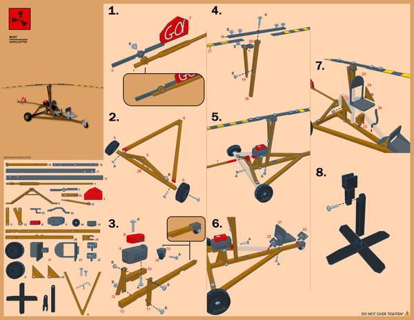 How to Build the Rust Minicopter Display Kit (Step-by-Step Photo Guide) - PropBuilds