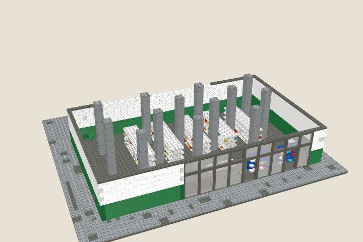 The model at the end of bag 4, Walls