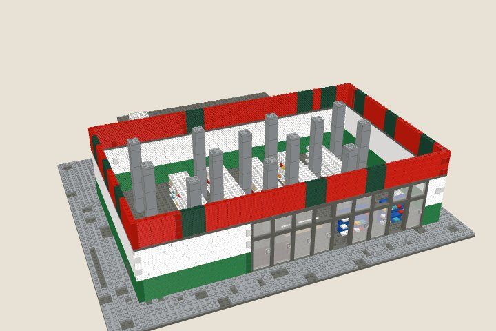 The model at the end of bag 6, Fascia