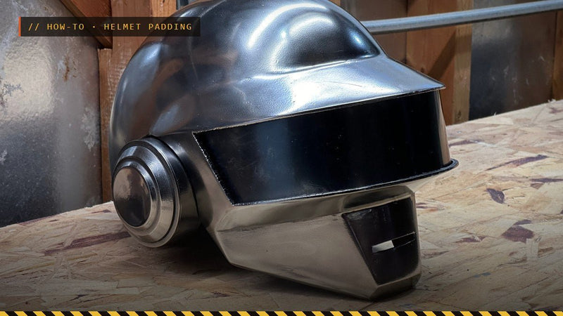 How to Pad a 3D Printed Helmet: Padding, Straps and a Visor - PropBuilds