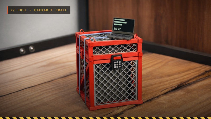 Rust Hackable Crate Replica: 26-Part DIY Kit, No Tools - PropBuilds