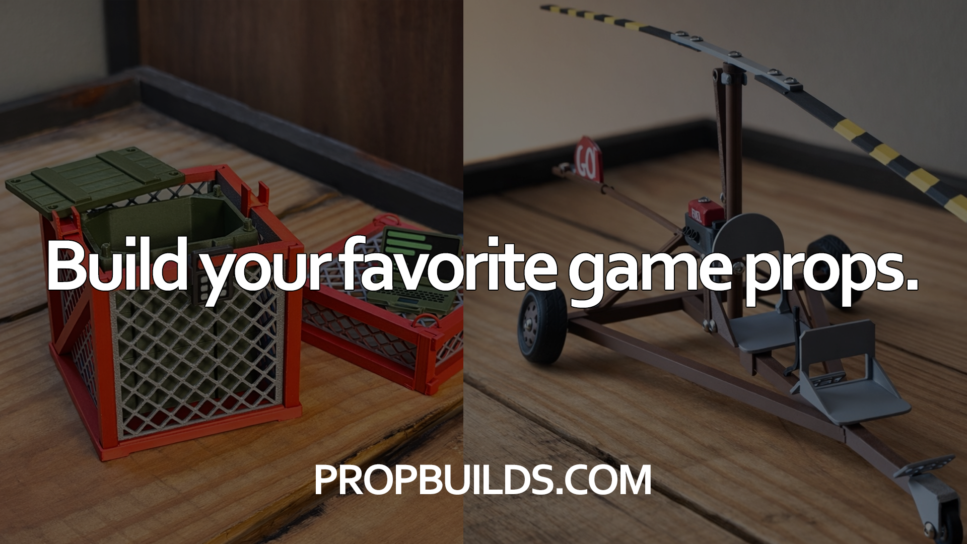 PropBuilds | Rust-Inspired DIY Prop Build Kits
