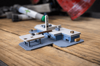 Rust Oxums Gas Station miniature replica fully assembled thumbnail 1